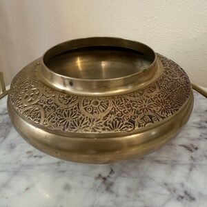 Vintage Korean Brass Mid-Century Modern Bowl